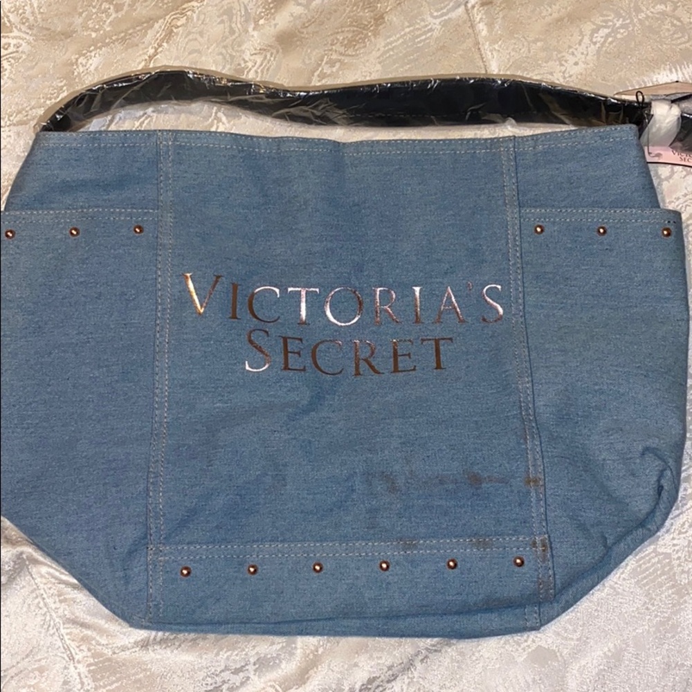 Victoria Secret Denim Tote Bag